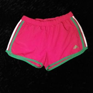 [Adidas] Pink Marathon 10 Running Shorts (Size M)